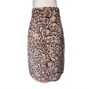 NWOT BCBG Max Azria leopard print skirt